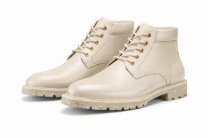 Men’s Off-White Leather Chukka Boots
